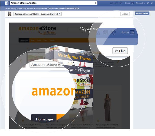 Amazon eStore Affiliates Plugin - 12 amazon estore affiliates plugin - facebook - Amazon eStore Affiliates Plugin