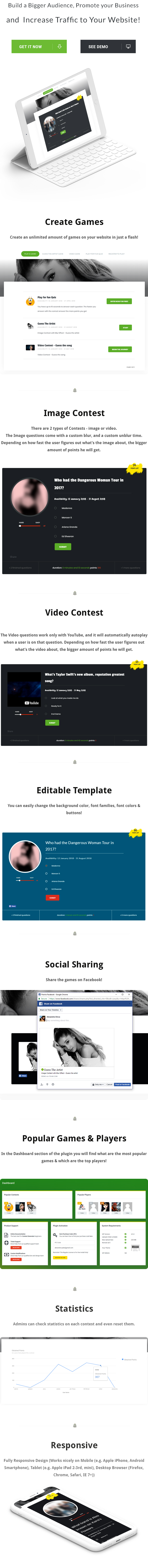 Image / Video Contest Generator Wordpress Plugin - 1